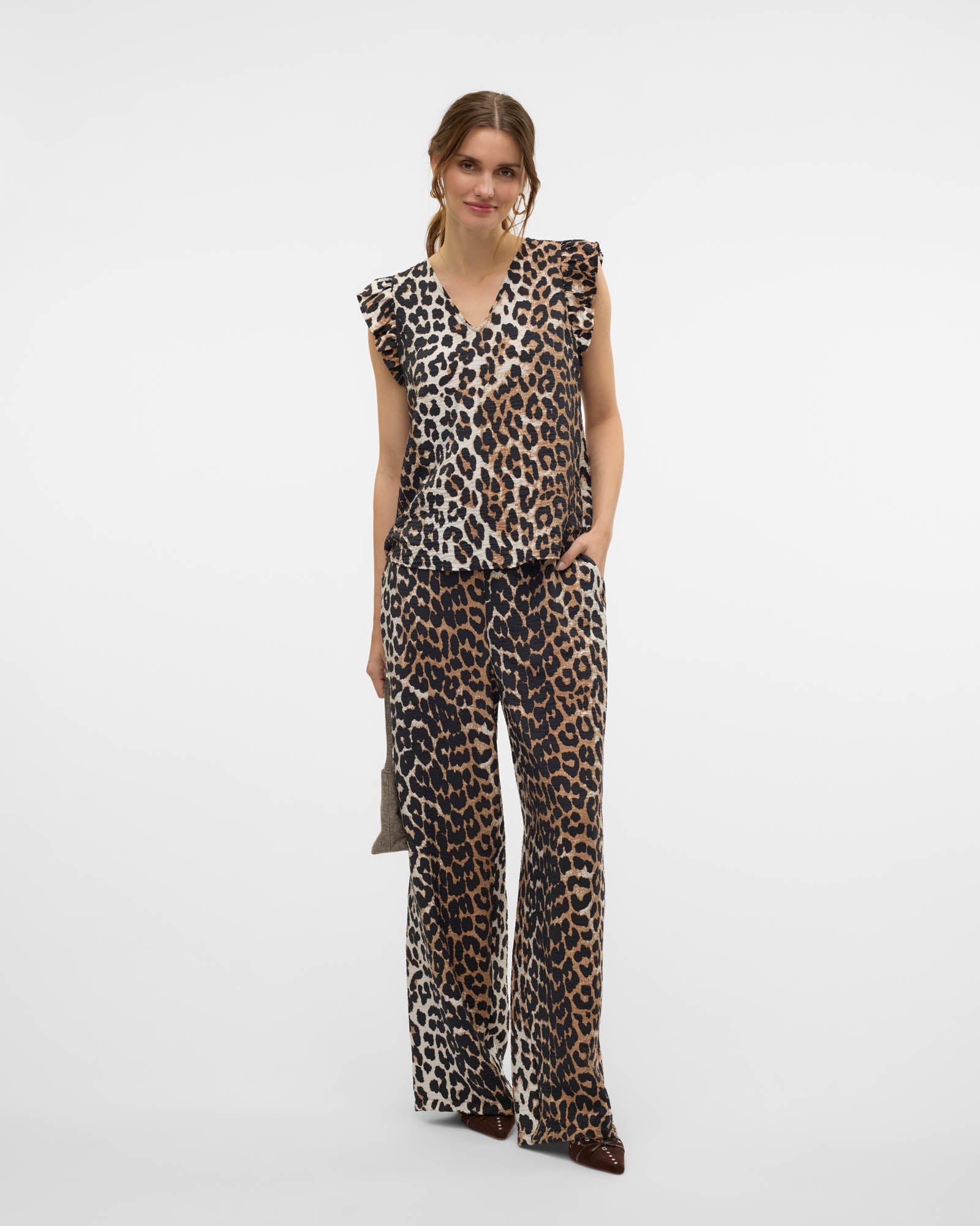 VMJOSIE LEOPARD PANTS